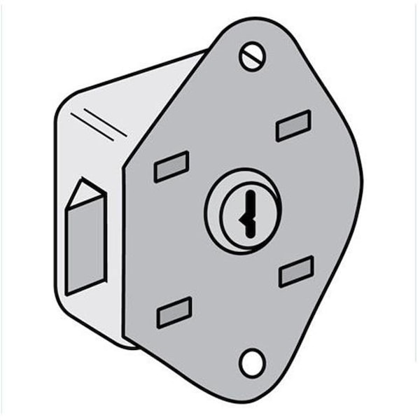 Salsbury Industries 33315 Key Lock Built-in for Designer Wood Locker Door 33315 - main